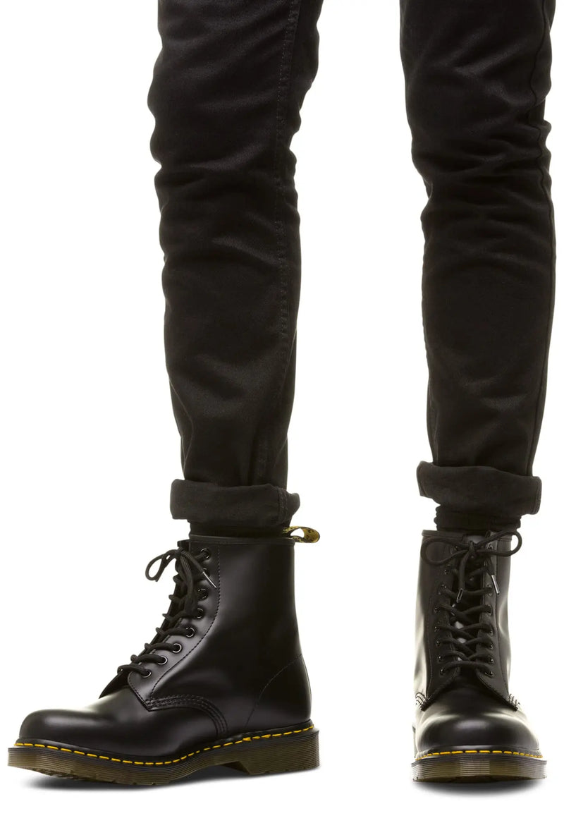 Load image into Gallery viewer, Dr. Martens 1460 Smooth Leather 8 Eye Boot, Black, 15 Women/14 Men by NR Outlet NR Outlet
