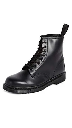 Dr. Martens Unisex-Adult 1460 Mono Smooth Leather 8 Eye Boot Combat by NR Outlet NR Outlet