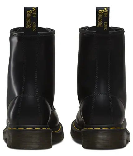 Dr. Martens, Women’s 1460 Original Smooth Leather 8-Eye Boot, Black Smooth, 7 W by NR Outlet NR Outlet