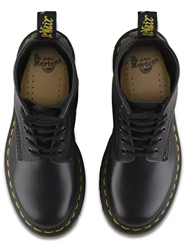 Dr. Martens, Women’s 1460 Original Smooth Leather 8-Eye Boot, Black Smooth, 7 W by NR Outlet NR Outlet