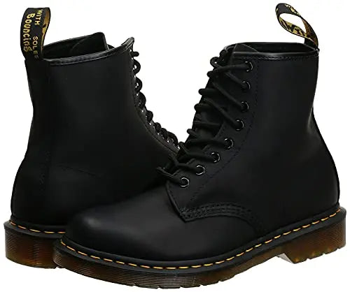 Load image into Gallery viewer, Dr. Martens, 1460 Greasy Leather 8-Eye Boot for Men and Women, Black, 5 US Men/6 US Women by NR Outlet NR Outlet
