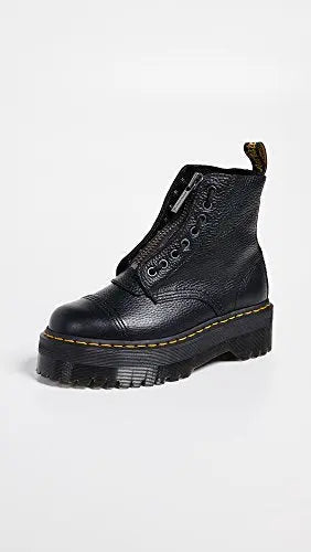 Dr. Martens Women's Sinclair 8 Eye Leather Platform Boots by NR Outlet NR Outlet