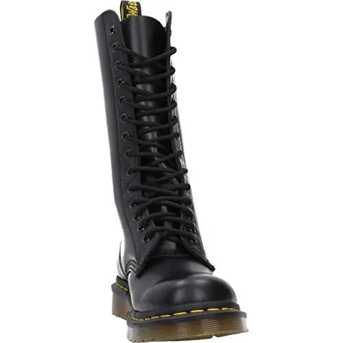 Load image into Gallery viewer, Dr. Martens, 1914 14-Eye Leather Boot for Men and Women, Black Smooth, 5 US Women/4 US Men by NR Outlet NR Outlet
