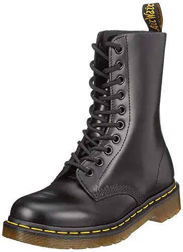 Load image into Gallery viewer, Womens Dr Martens 1490 Patent Lamper Smooth Closed Toe Black Ankle Boots by NR Outlet NR Outlet
