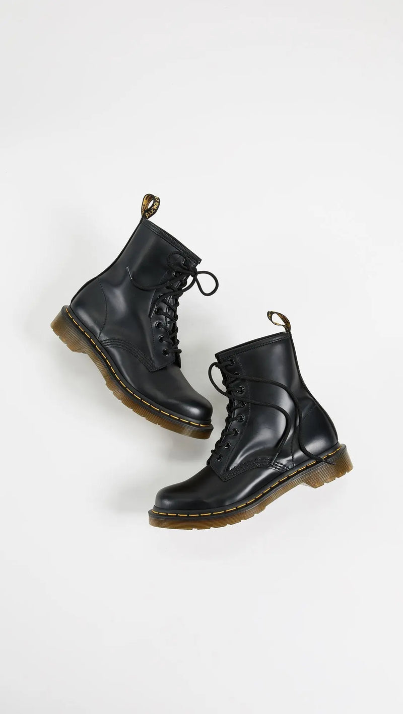 Load image into Gallery viewer, Dr. Martens, WomenÕs 1460 Original 8-Eye Leather Boot, Black Smooth, 9 US Women by NR Outlet NR Outlet
