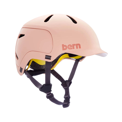 Bern, Watts 2.0 Bike Helmet, MIPS Matte Blush, Small by NR Outlet NR Outlet