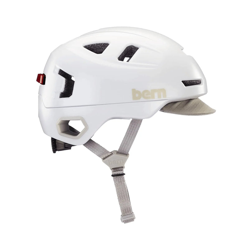 Load image into Gallery viewer, Bern Hudson Commuter Bike Helmet with MIPS, Rated for E-Bike, Integrated LED Rear Light and U-Lock Compatibility by NR Outlet NR Outlet
