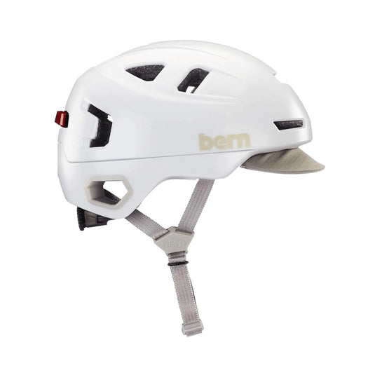 Bern Hudson Commuter Bike Helmet with MIPS, Rated for E-Bike, Integrated LED Rear Light and U-Lock Compatibility by NR Outlet NR Outlet