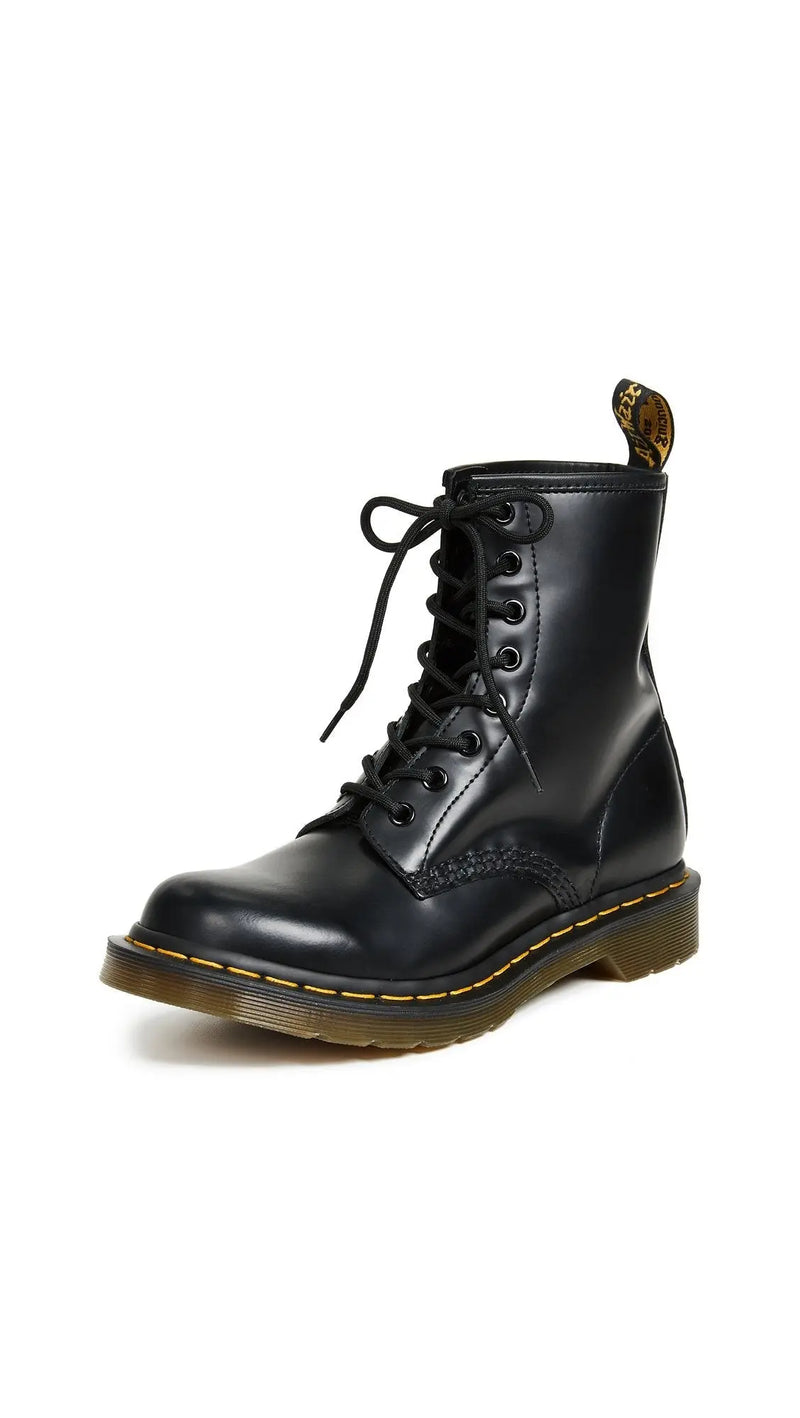 Load image into Gallery viewer, Dr. Martens Women&#39;s 1460 Smooth Leather 8 Eye Boot Combat by NR Outlet NR Outlet
