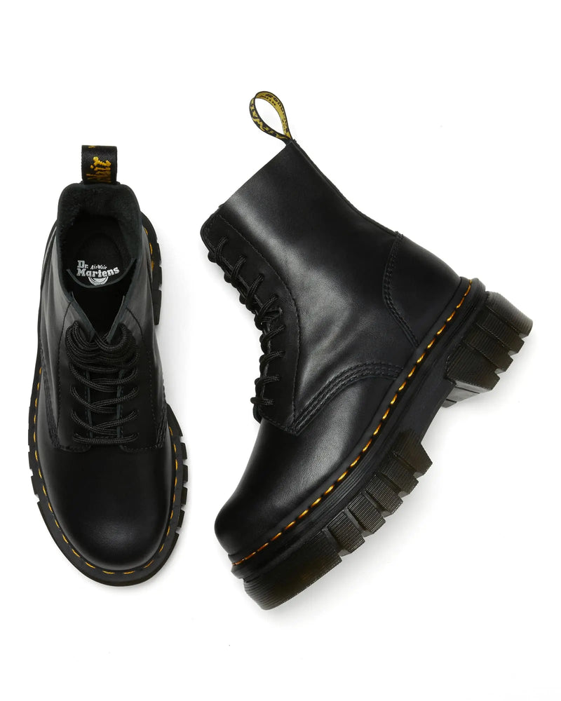 Load image into Gallery viewer, Dr. Martens, Women&#39;s Audrick 8-Eye Platform Boot, Black Nappa Lux, 10 by NR Outlet NR Outlet
