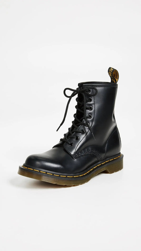 Dr. Martens, WomenÕs 1460 Original 8-Eye Leather Boot, Black Smooth, 9 US Women by NR Outlet NR Outlet