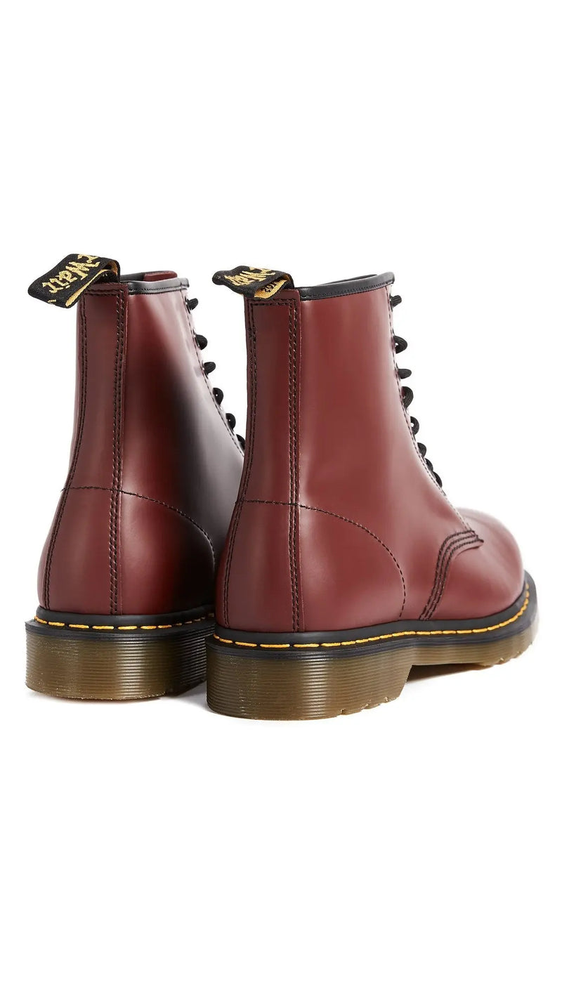 Load image into Gallery viewer, Dr. Martens, 1460 Original Smooth Leather 8-Eye Boot for Men and Women, Cherry Red Smooth, 8 US Women/7 US Men by NR Outlet NR Outlet
