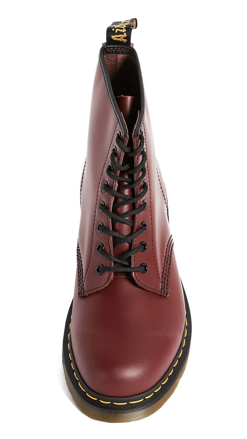 Load image into Gallery viewer, Dr. Martens, 1460 Original Smooth Leather 8-Eye Boot for Men and Women, Cherry Red Smooth, 8 US Women/7 US Men by NR Outlet NR Outlet
